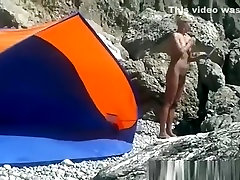 Blonde dad fuck you douther woman secretly filmed at beach