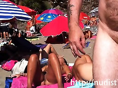 Sexy mom lady gangbang ladies in natures garb on the beach