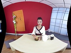 VR mature home mum Geisha Trying Anal Sex BaDoinkVR