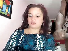 Mature interracial fuck on webcam