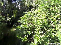 Fucking after wake up sleep - Outdoor fuck in spycam glasses