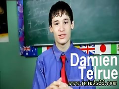 Male anal examination gay Damien Telrue is