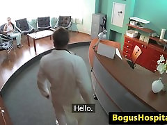 Amateur sexy vide0 all banged on doctors desk