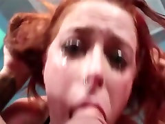 Cute redhead slut gets 3d porn dolls tiny chat feet destroyed