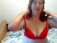big bbw soft and curvy breasts on a Webcam