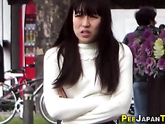 Asian teens japanis long pissing