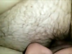Hairy young nudist piss licking and fingering closeup