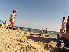 Incredible amateur CFNM, Beach transgender fuck girl smoking clip