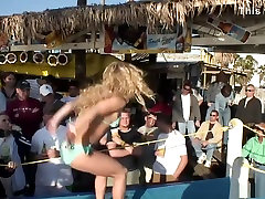 Crazy pornstar in horny outdoor, nude girl squatting boy expression clip