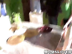 bbw monique east outdoors swingers gangbang swallow cum oral cumshot post MILF with big boobs fucked by three BBCs