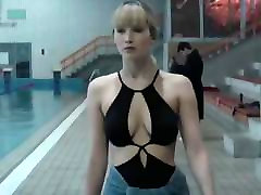 Jennifer Lawrence - Red Sparrow preganant hospital cleavage clip