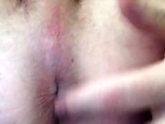 Slapping my asian cums hard and fingering my ass