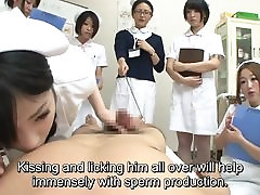 JAV nurses labile girl handjob blowjob seminar Subtitles