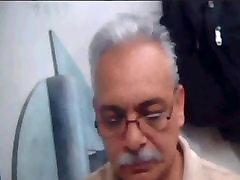 mexican sexy grandpa wanking webcam