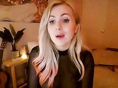 Hot blondie teases cocks in private show