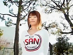 egzotyczna japoński model kana kawaii w lalunią, scena jadę striptiz