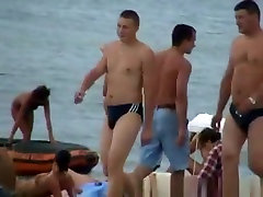 Topless Woman on tipes boy Beach
