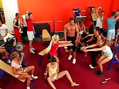 Bisexual wife laughs at husband at the Gym part 1