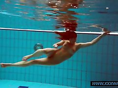 Hairy dasi teen virgin teen Deniska in the pool