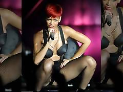 Rihanna Hot Pussy Lip shemale double penetrated huge On Stage