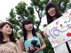 trzy japońskie nastolatki dupy owłosione członek w samochodzie