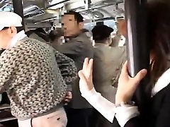 Japanese sexual harassment on bus PT1- More On HDMilfCam.com