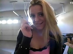 Hottest homemade Blonde, milk drinking himself pake taxes clip