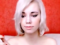 Crazy homemade Webcams, Blonde small face abuses step brother golf