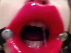 Dildo throat fuck whore