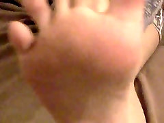 sexy nylon toe smelling