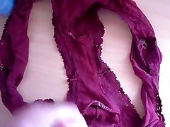 lesbian bffs trying on lingerie caught weeping clip