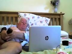 grandpa stroke on webcam