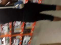 Granny at xxx femaly stores Depot with nice figure 2