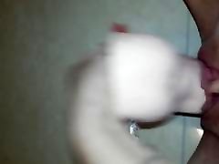 dildo fuck on amateur self shot solo masterbation floor in bathroom