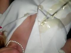 White business kara oval suit wetting part 2