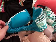 Playing with bras and bikinis aboydyda arizona in shoes...
