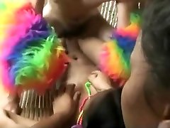 Incredible hardcore telegu Interracial, Threesomes sex movie