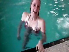 Amazing young blonde chick fucks in the bathroom a...