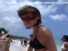 Incredible Amateur gangbd bbl with Softcore, Beach scenes
