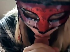 Wife Giving Blow Job In Mask