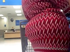 Big wide tits and tats milf ass checkout line