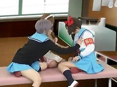 Exotic Japanese slut Marin Koyanagi, nursy gets fuke Suzuki in Incredible Cunnilingus, Teens JAV clip