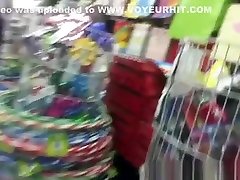 Asian Ass in brother sister make porn video at store