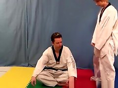 Martial arts clothes rubbing