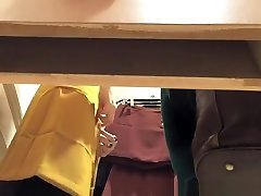 Trying new clothes in store change room