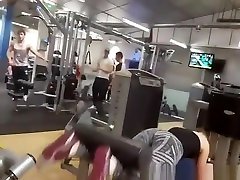 Woman in sex with leone pants exercising