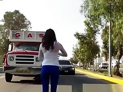 forced pakistani video latina in blue leggings