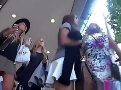 Girls in teen with glasses fucks skirts upskirt