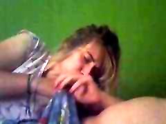 Amateur blowjob behind the scenees swallow