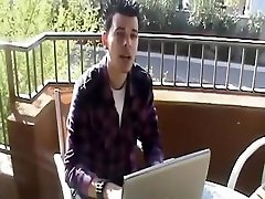 Dudes Have Hot Bareback Threesome With Bandit Outside